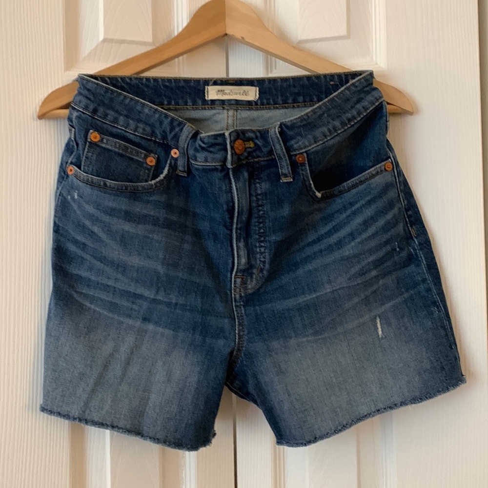 Madewell Curvy High Rise Denim Shorts 27